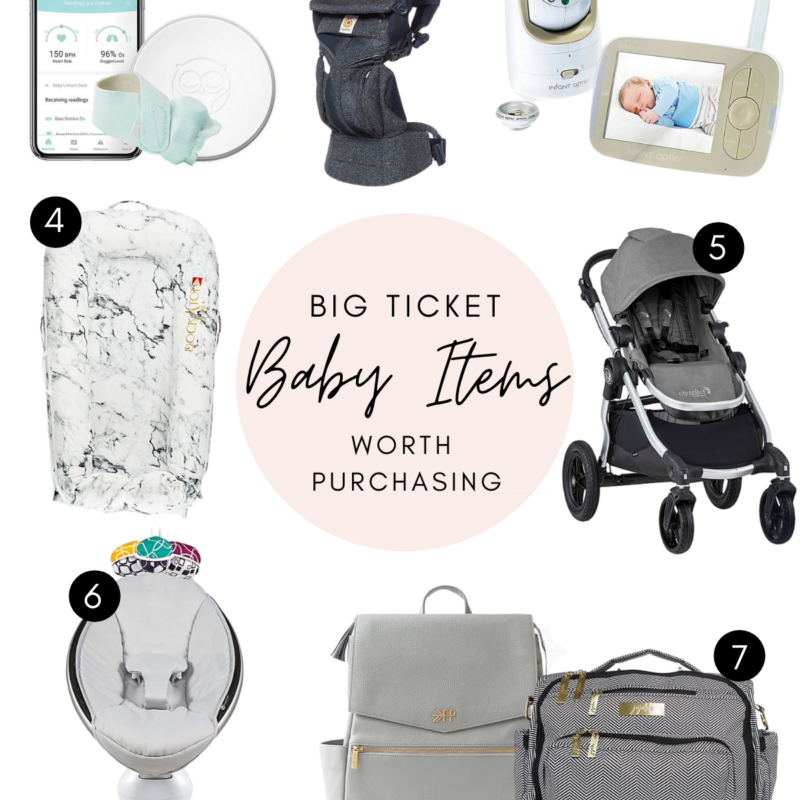 Big Ticket Baby Items Worth Purchasing