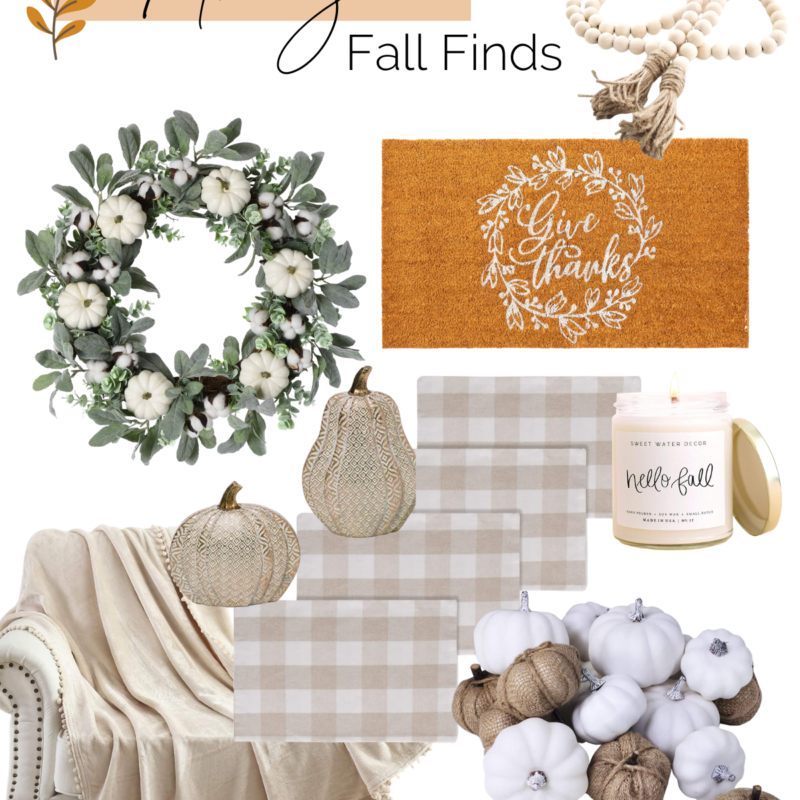 Fall Home Decor Finds